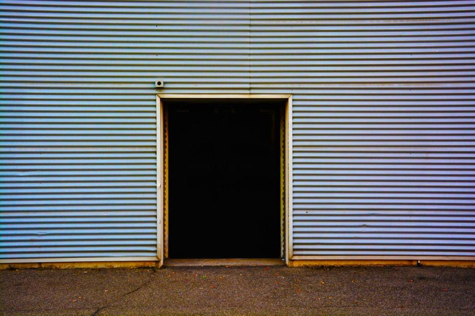 Free Image of Open Door in Side of Building 