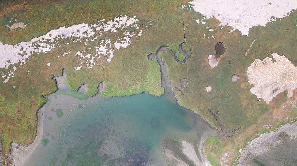 Free Image of Aerial View of a Lake 