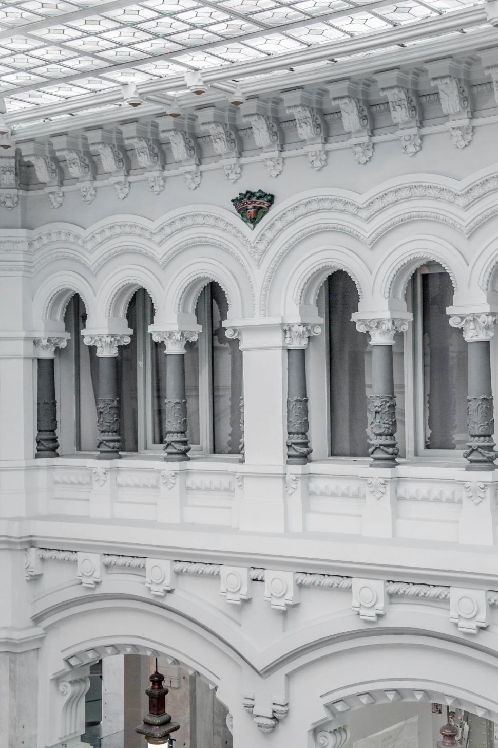 Free Image of Majestic Black and White Building 