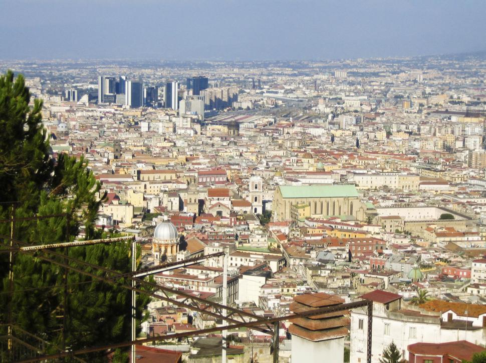 Free Image of Napoli city view 