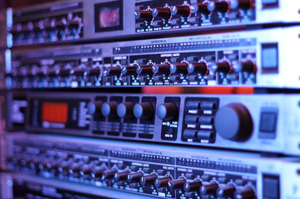 Free Image of Stack of Electronic Equipment 