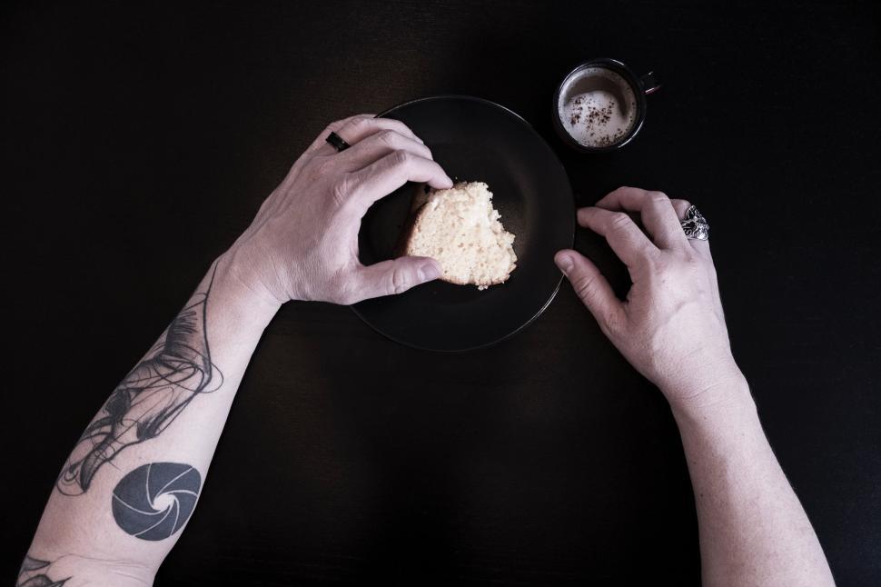 Free Image of Person Holding Plate of Food 
