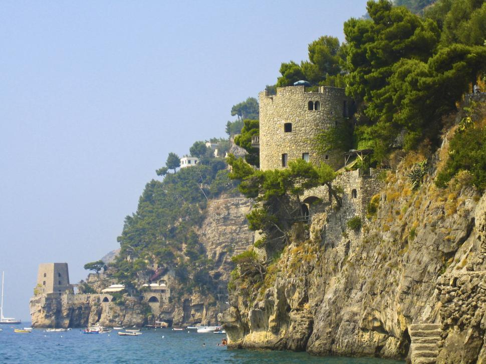 Free Image of Salerno Italy shorline 