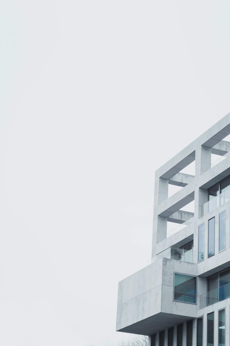 Free Image of Towering Building With Balconies 