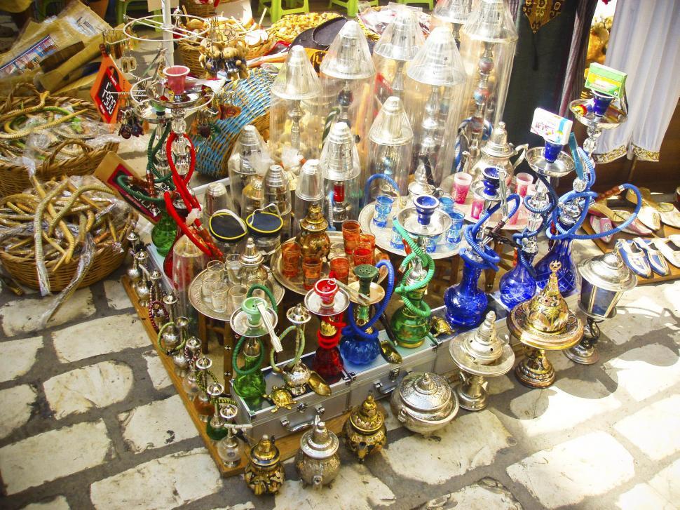 Free Image of Souvenir shop in Tunisia 