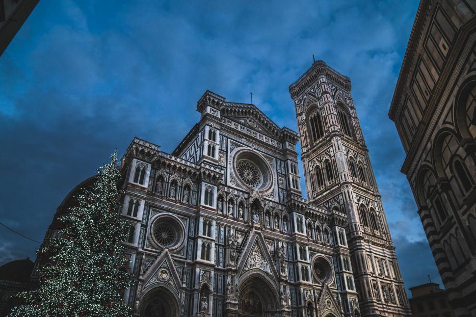 Free Image of Towering Building With Clock 
