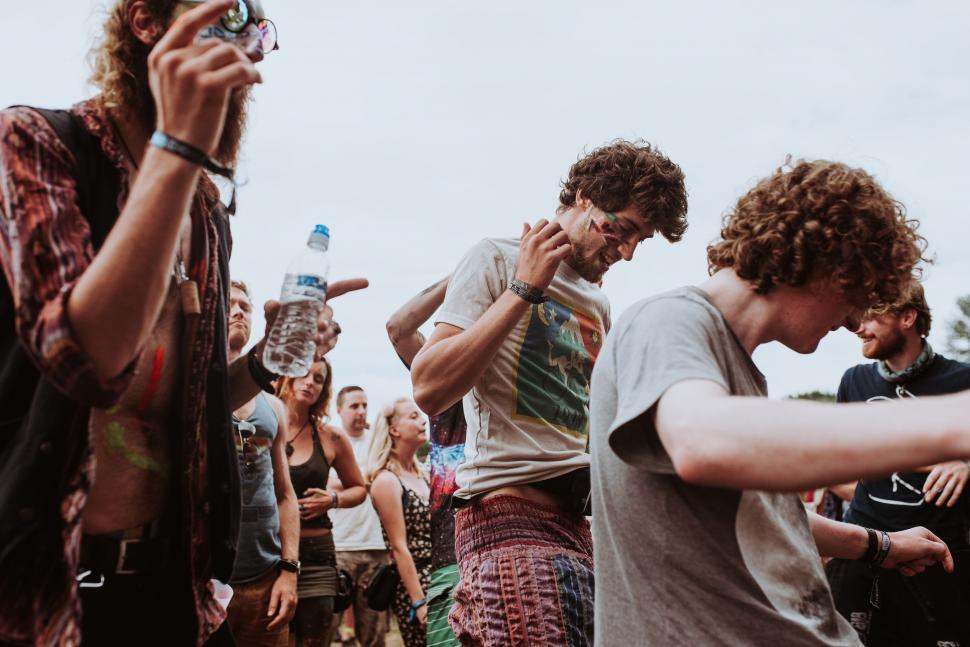 Free Image of Group of Young Men Standing Together 
