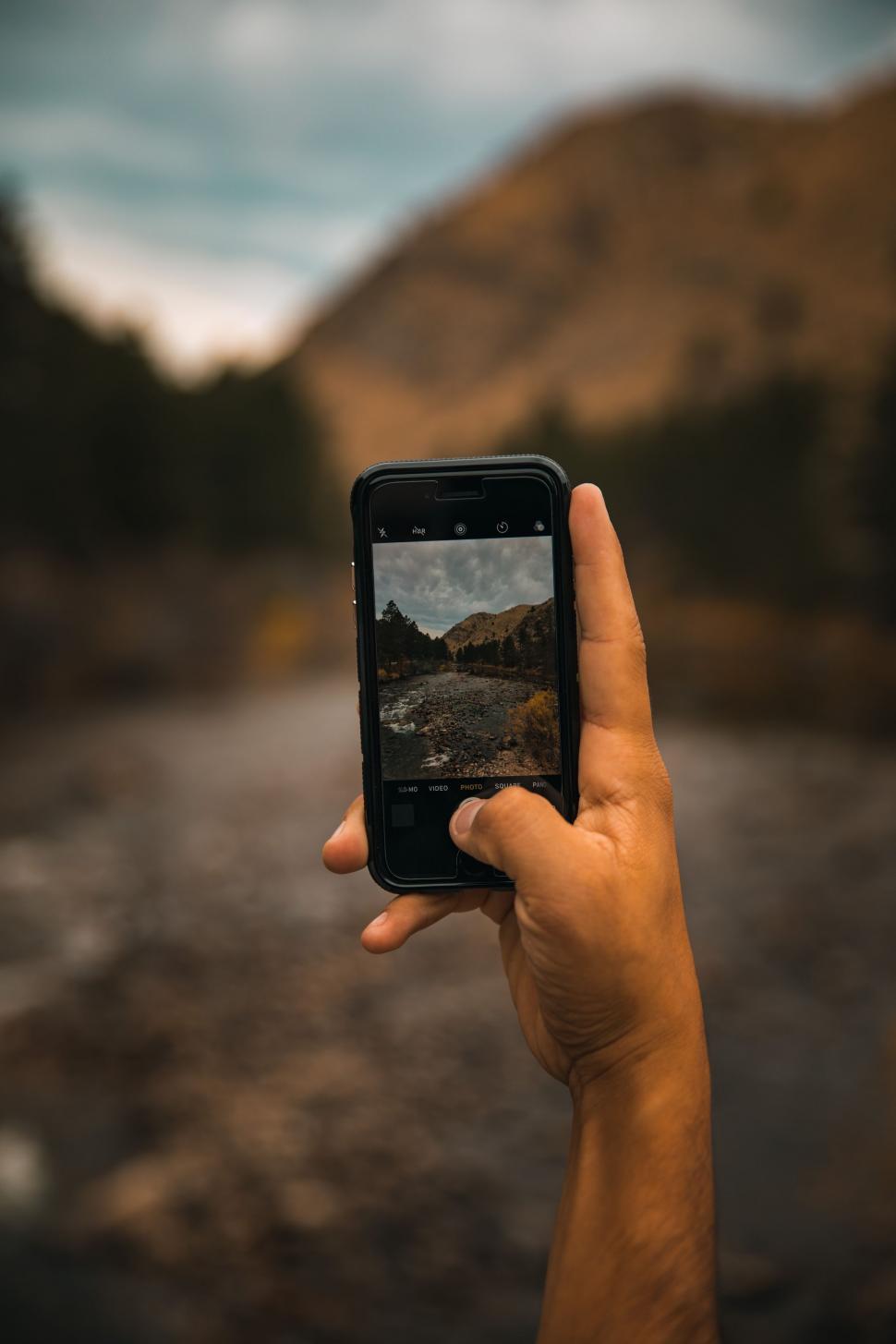 Free Image of Person Taking Picture With Cell Phone 