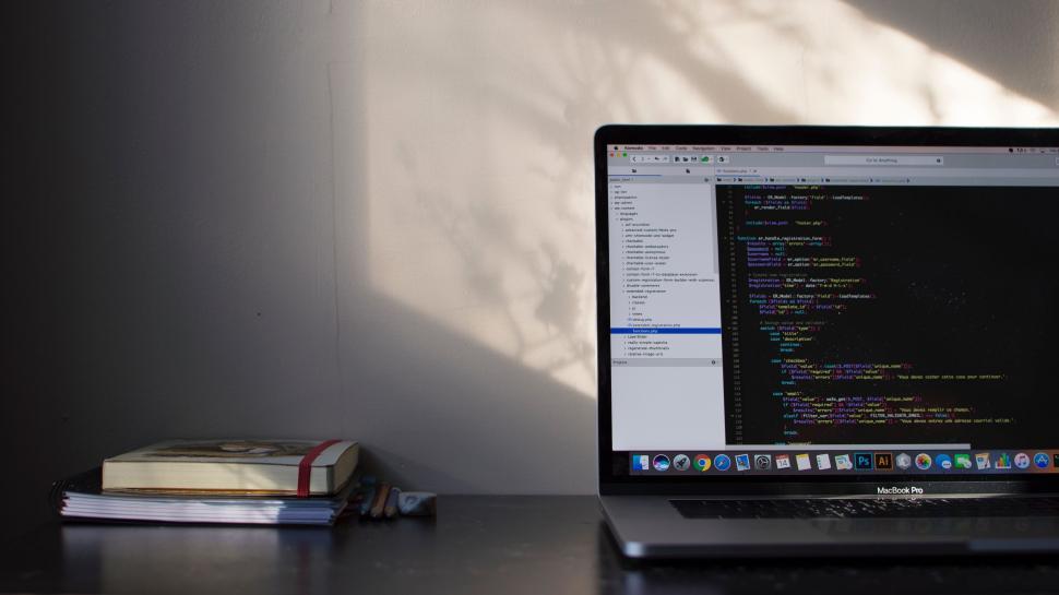 Free Image of Laptop Computer on Desk 