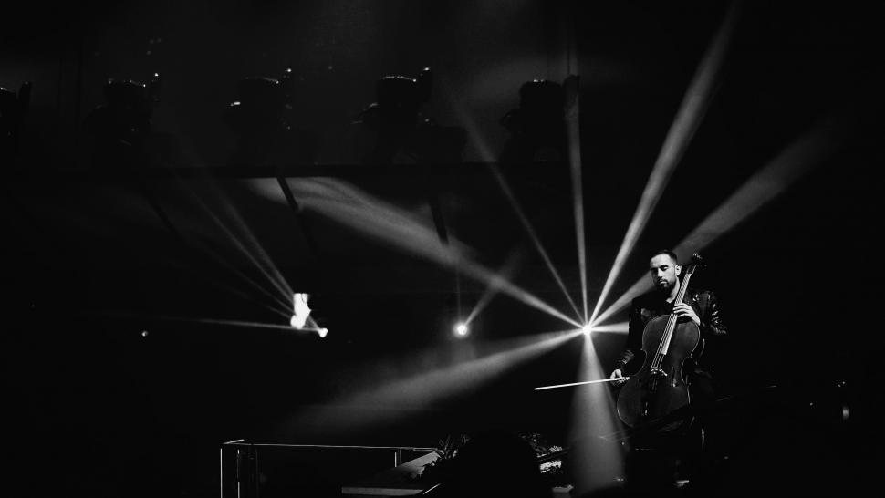 Free Image of Man Performing on Stage 