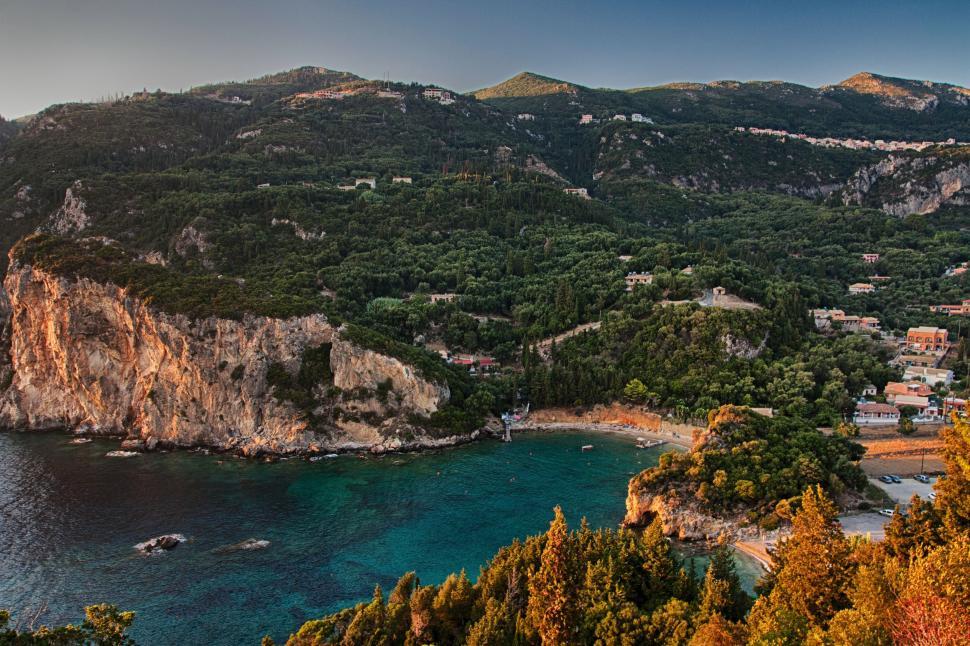 Free Image of Majestic Bay Surrounded by Mountains 
