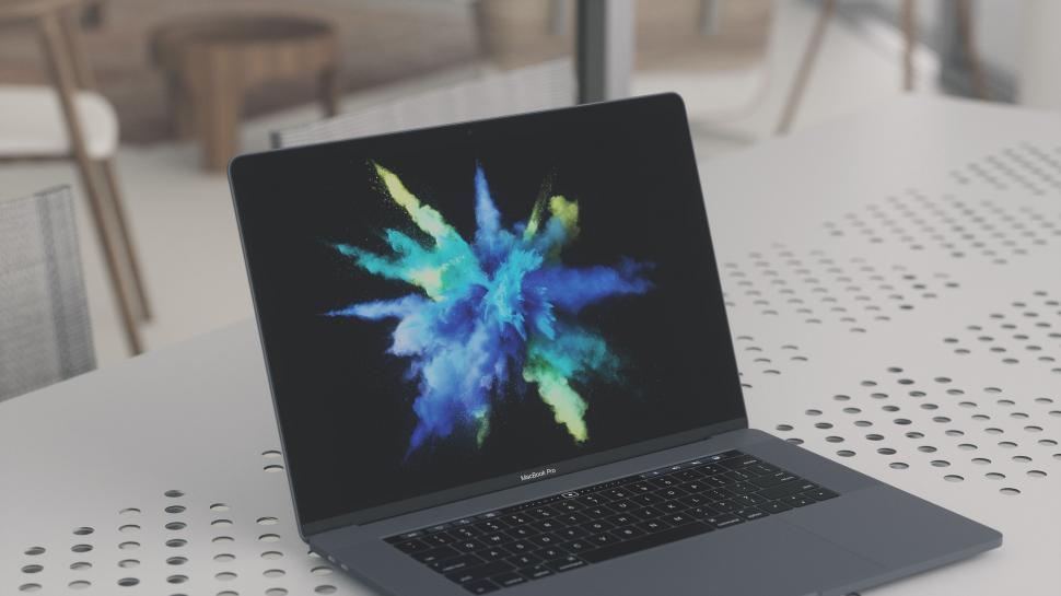 Free Image of Laptop Computer on White Table 