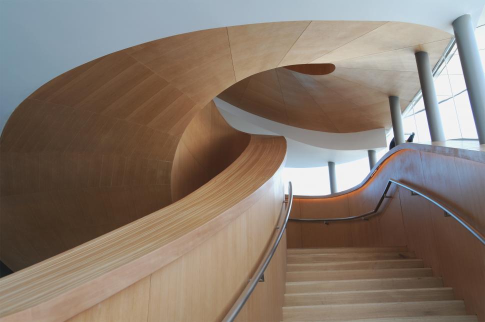 Free Image of Art Gallery of Ontario Frank Gehry Staircase 