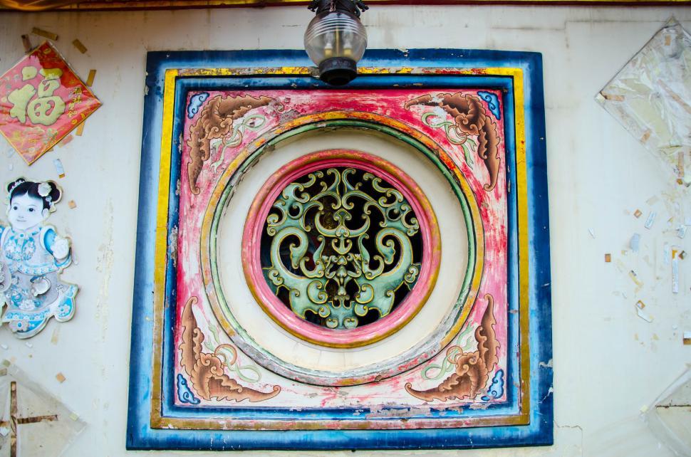 Free Image of Chinese Arts Style in Thai temple  
