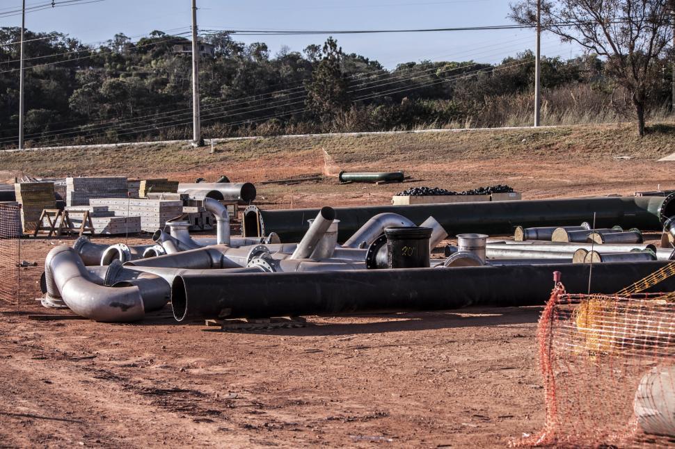 Free Image of Stored Pipe 