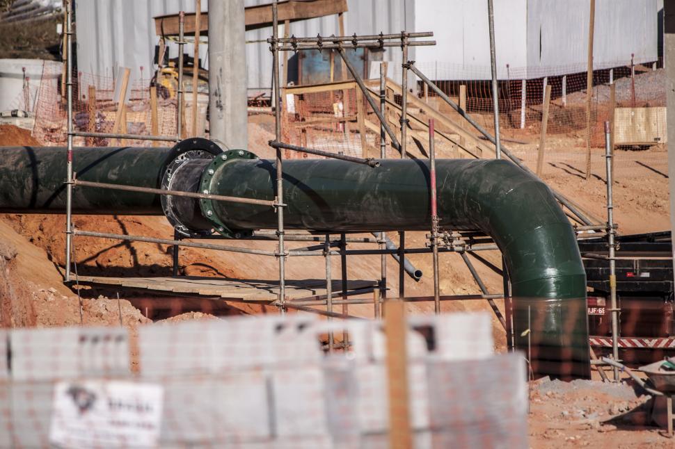 Free Image of Green water pipe 