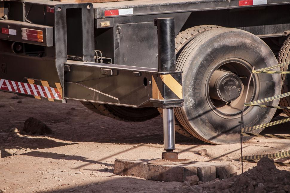 Free Image of Large Truck Parked on Side of Road 