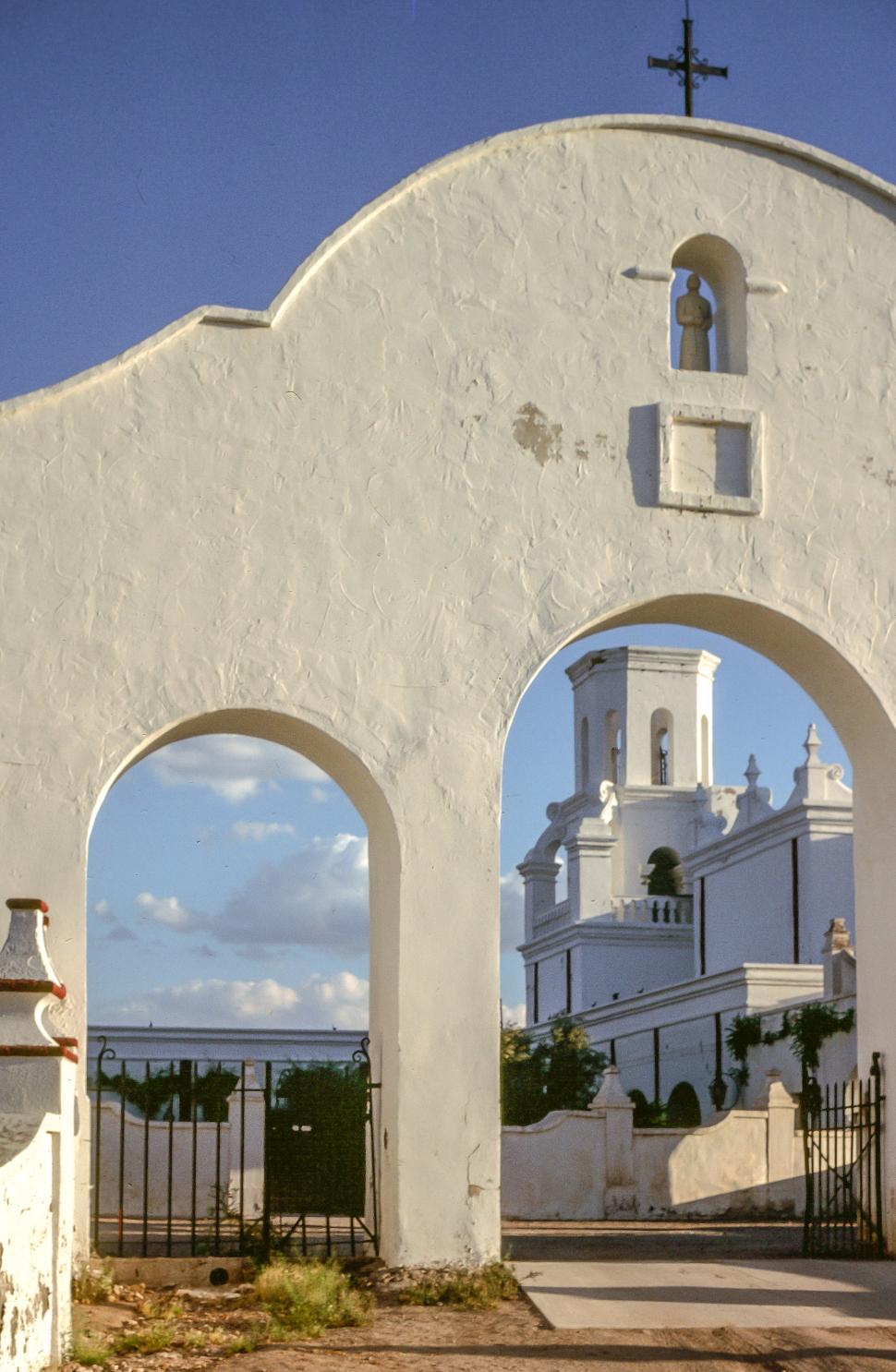 Free Image of Arches of San Xavier del Bac 