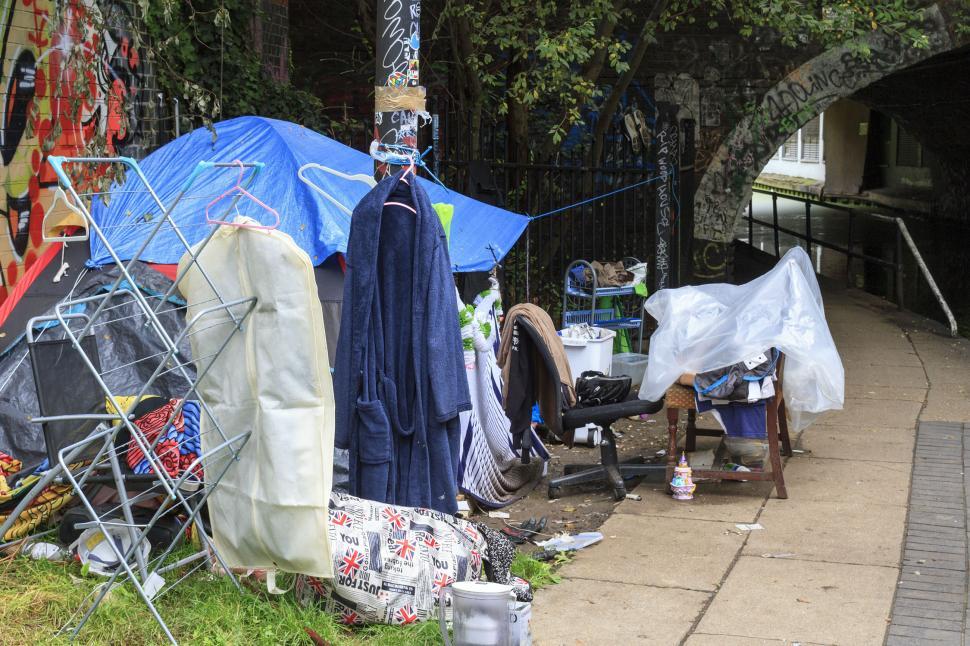 Free Image of Trent suggesting homelessness 