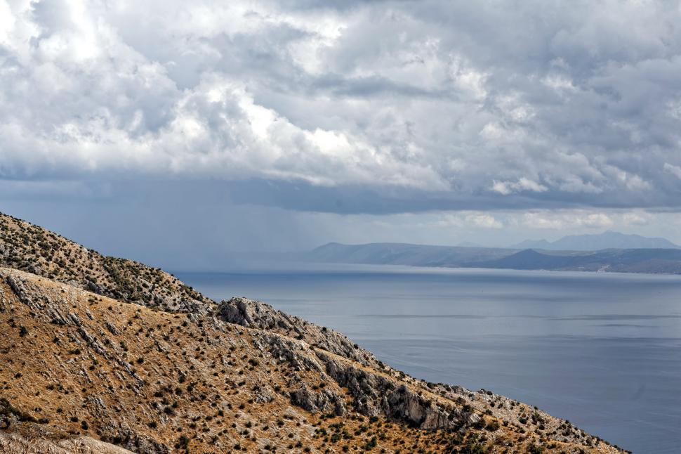 Free Image of Storm by the sea  