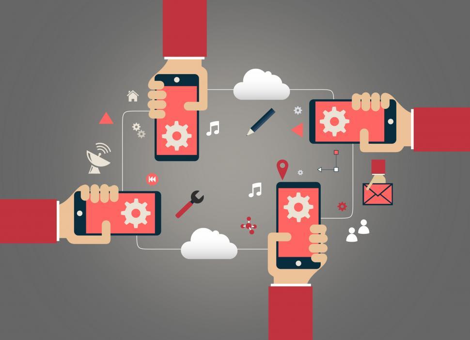 Free Image of Sharing Through Mobile 