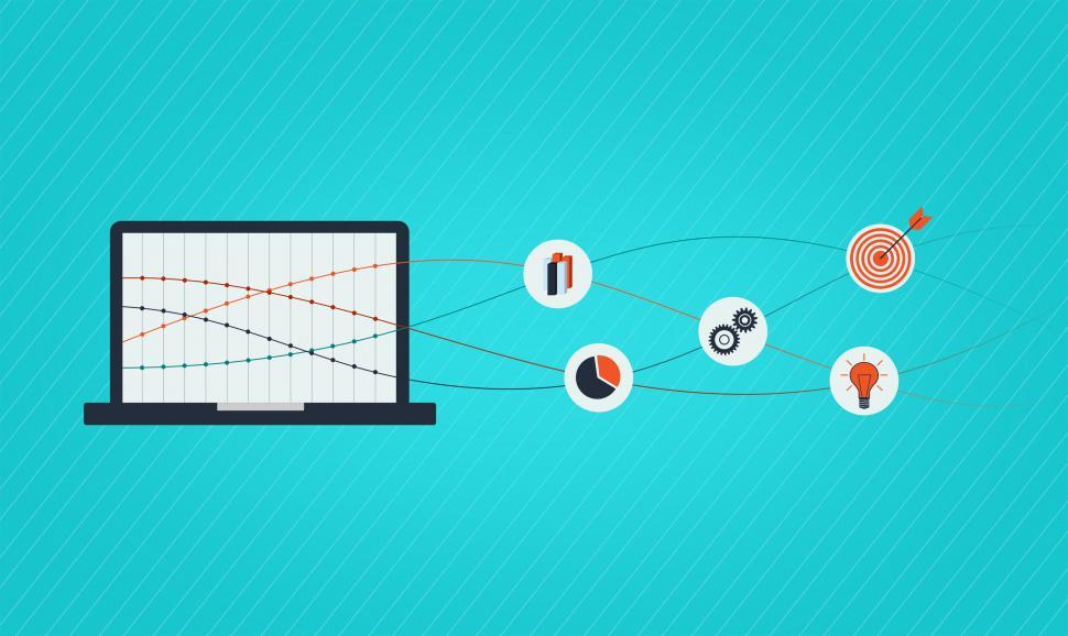Free Image of Web Analytics - From Raw Data to Target 