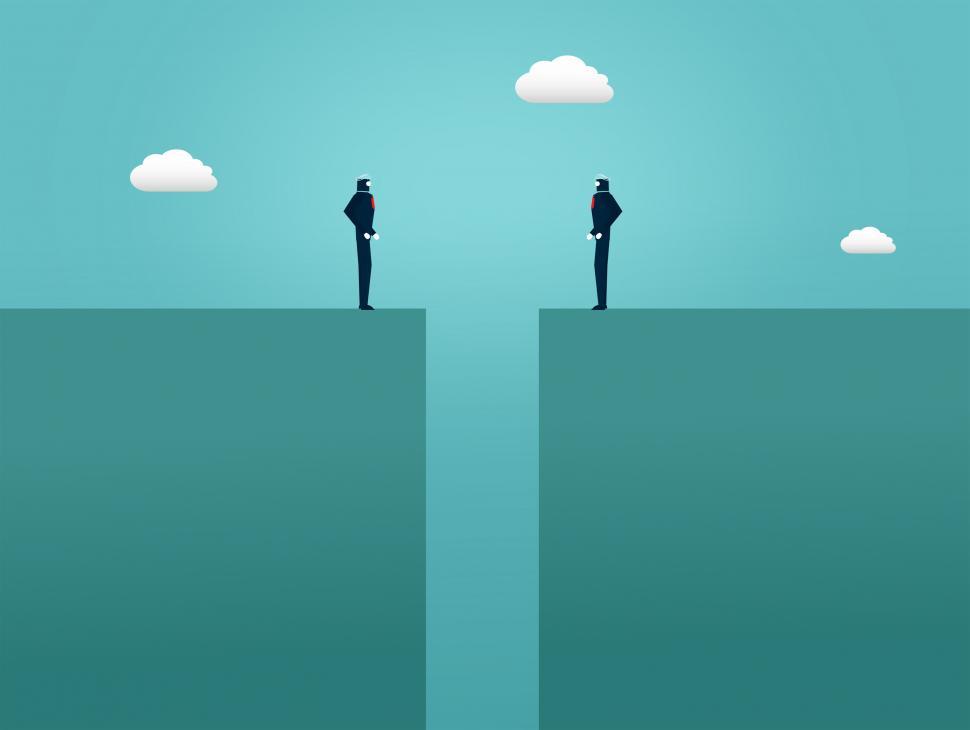 Free Image of Face Off - Challenge Between Businessmen - Competition Concept 