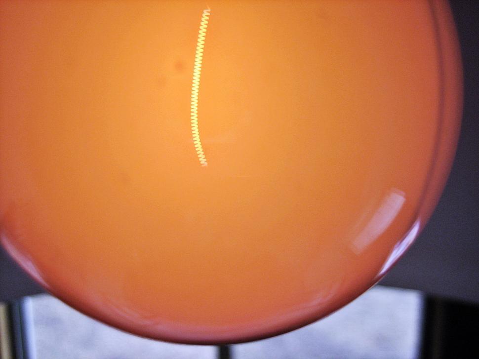 Free Image of Light Bulb with Glowing Filament 