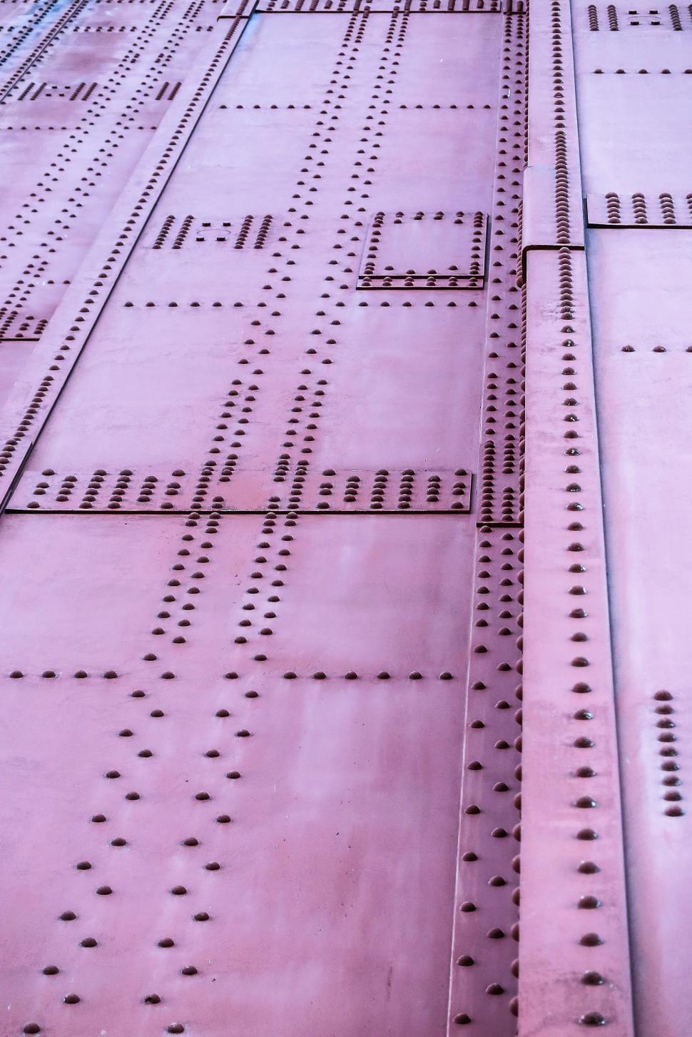 Free Image of Detail of metalwork on Golden Gate Bridge 