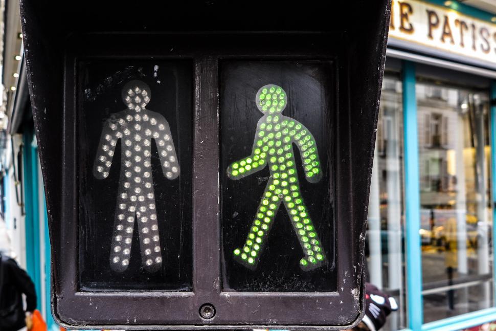 Free Image of Walk Sign 
