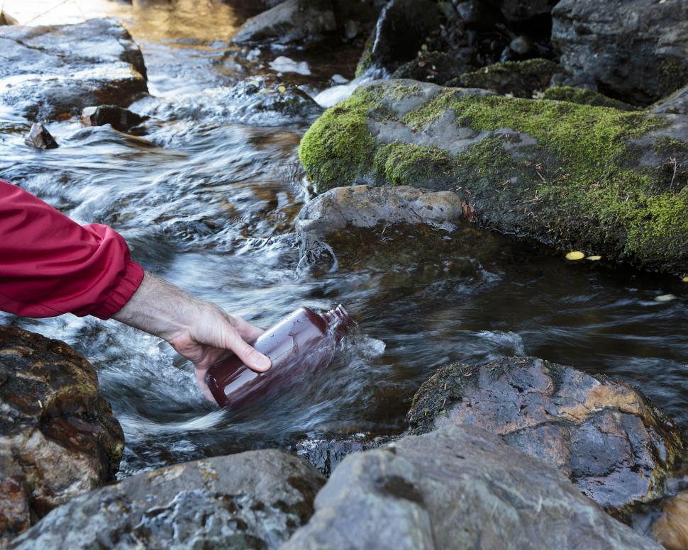 Free Image of Water collection for chemical testing 