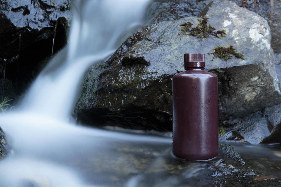 Free Image of Chemical sample collection bottle 