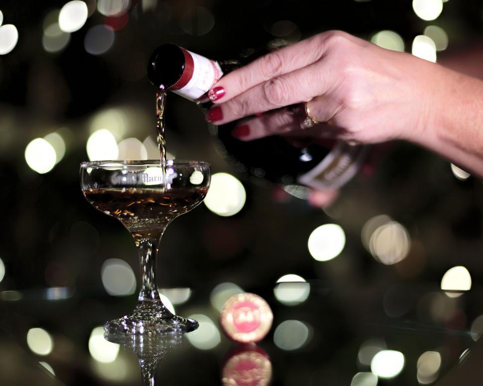 Free Image of Pouring Grand Marnier  