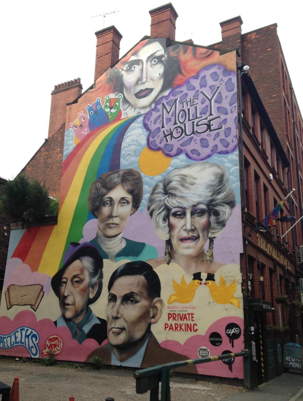 Free Image of Canal Street Artwork, Manchester UK  