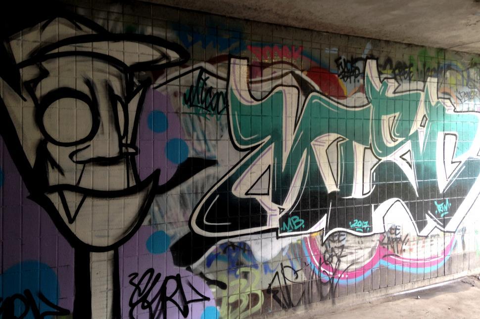 Free Image of Mancunian Way Graffiti  