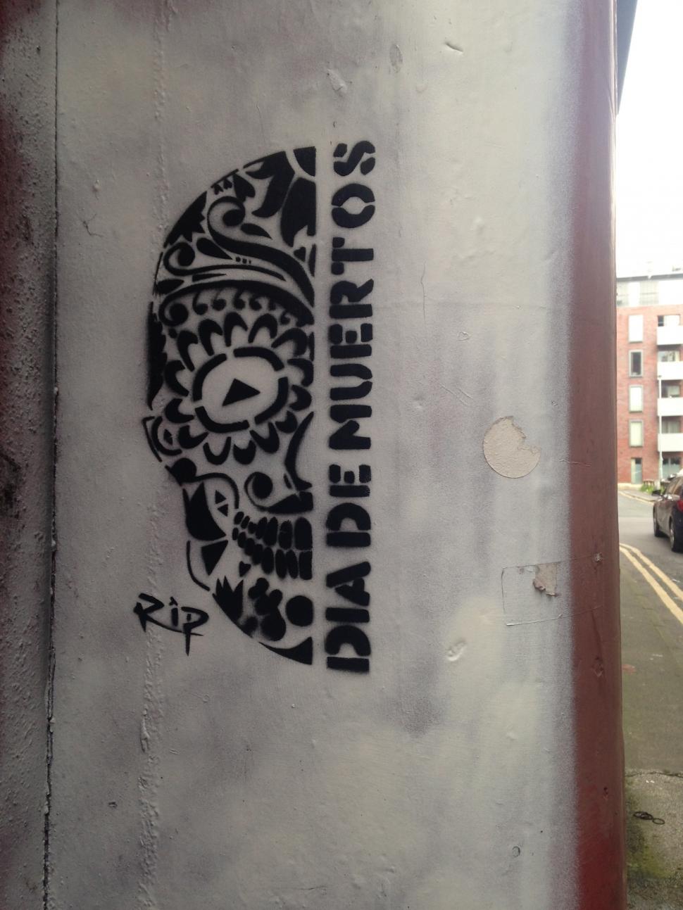 Free Image of Dia De Muertos Stencil  