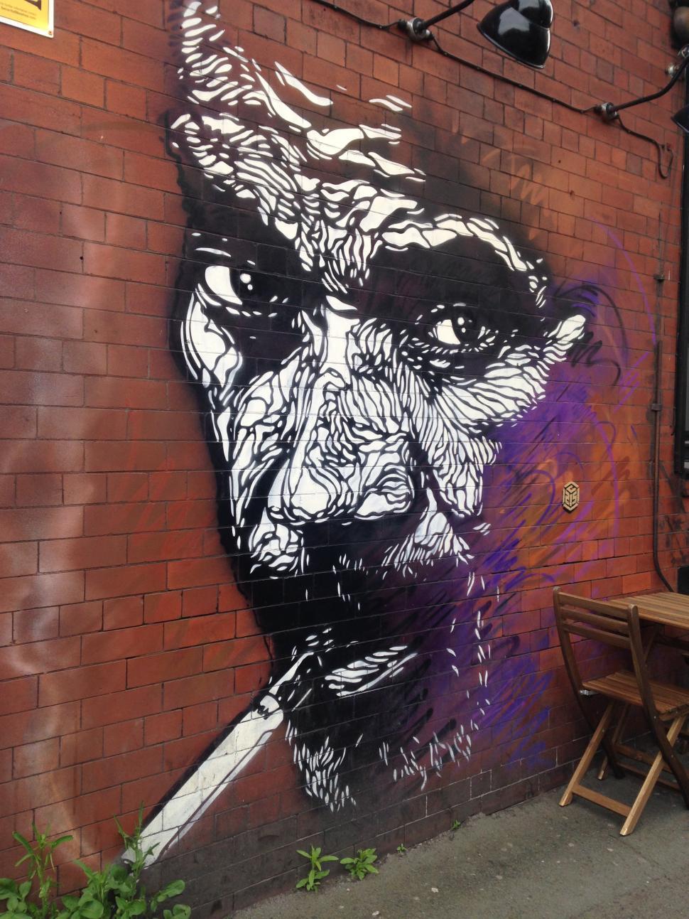 Free Image of Street Art on Tariff Street, Manchester, UK  
