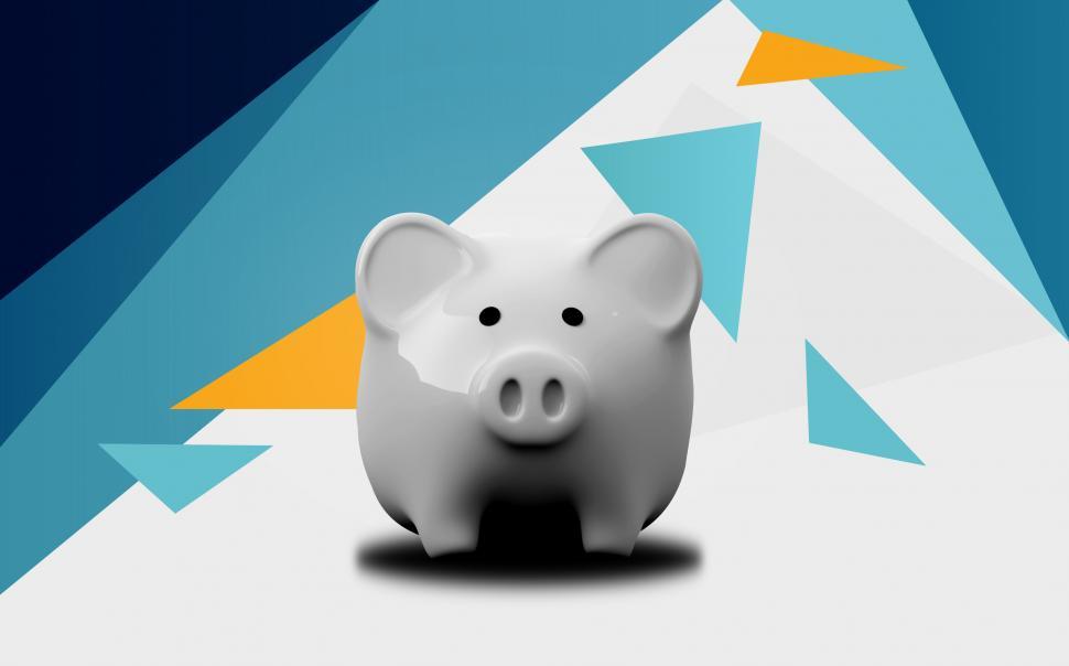 Free Image of Piggy Bank - Abstract Background 