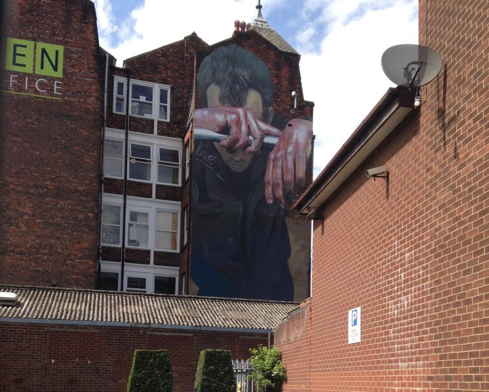 Free Image of Workman Mural  