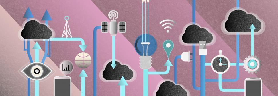 Free Image of Cloud Computing - IOT - Digital Cloud Technology - Dark 