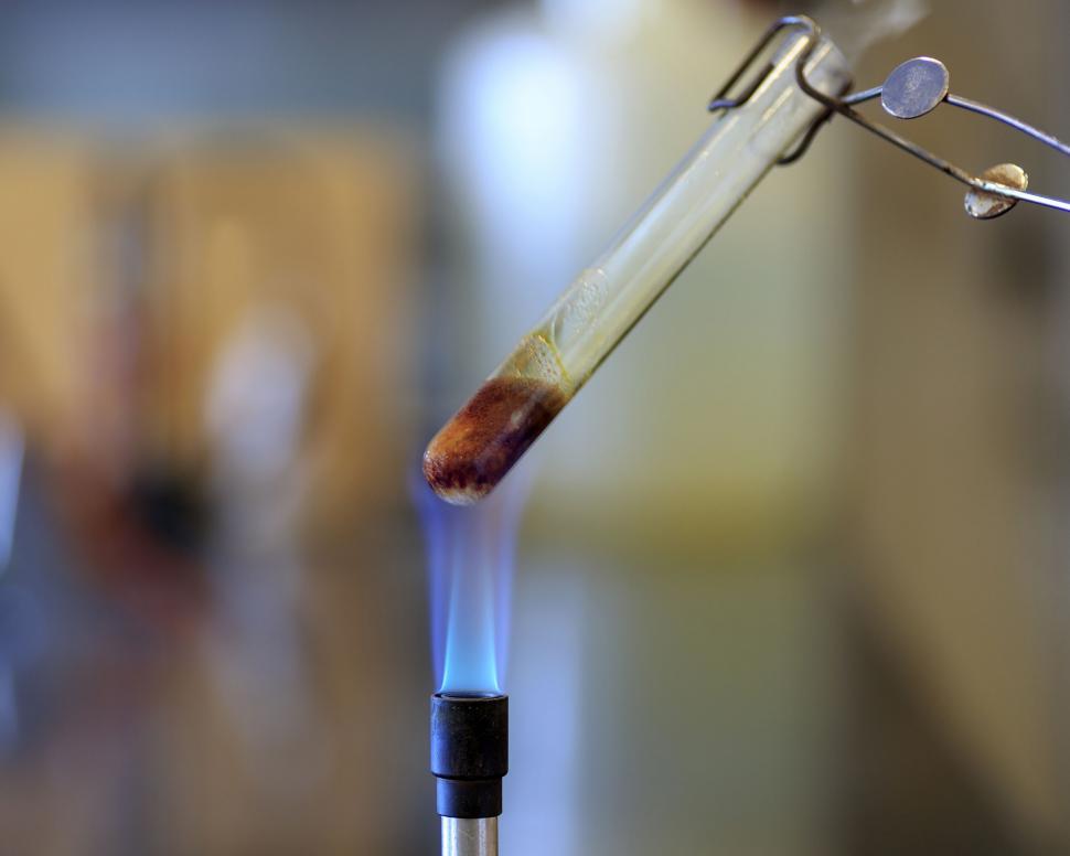 Free Image of Test tube containing sucrose 