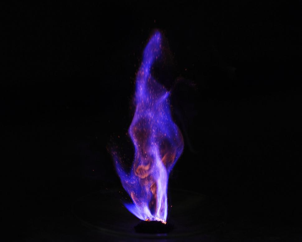 Free Image of Spontaneous combustion reaction 