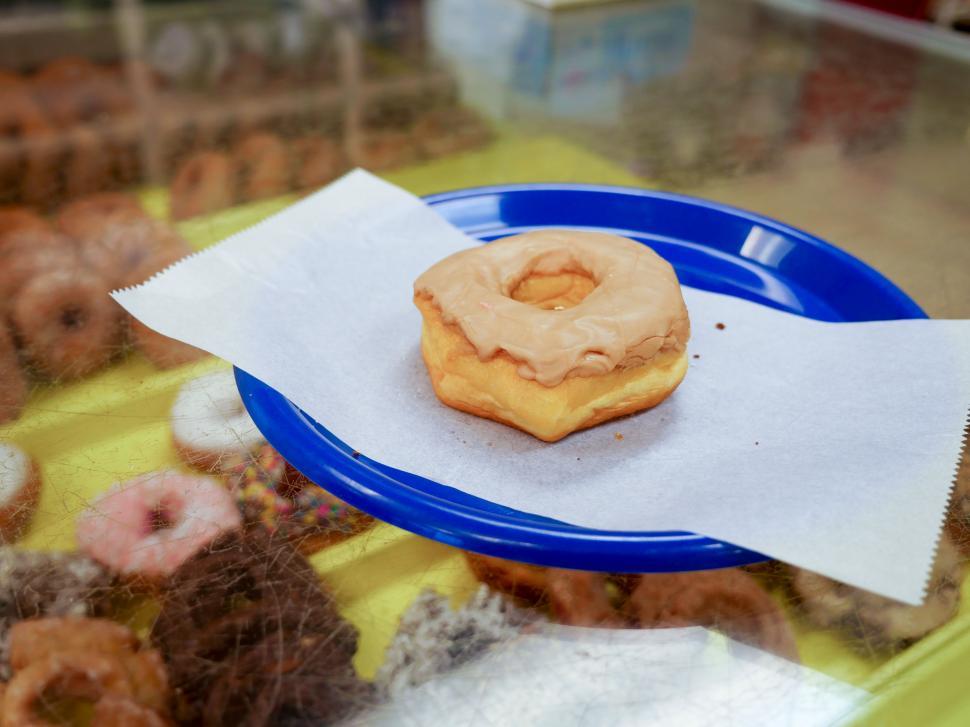 Free Image of Maple donut 