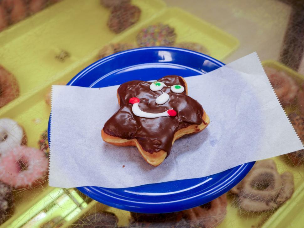 Free Image of Star donut 