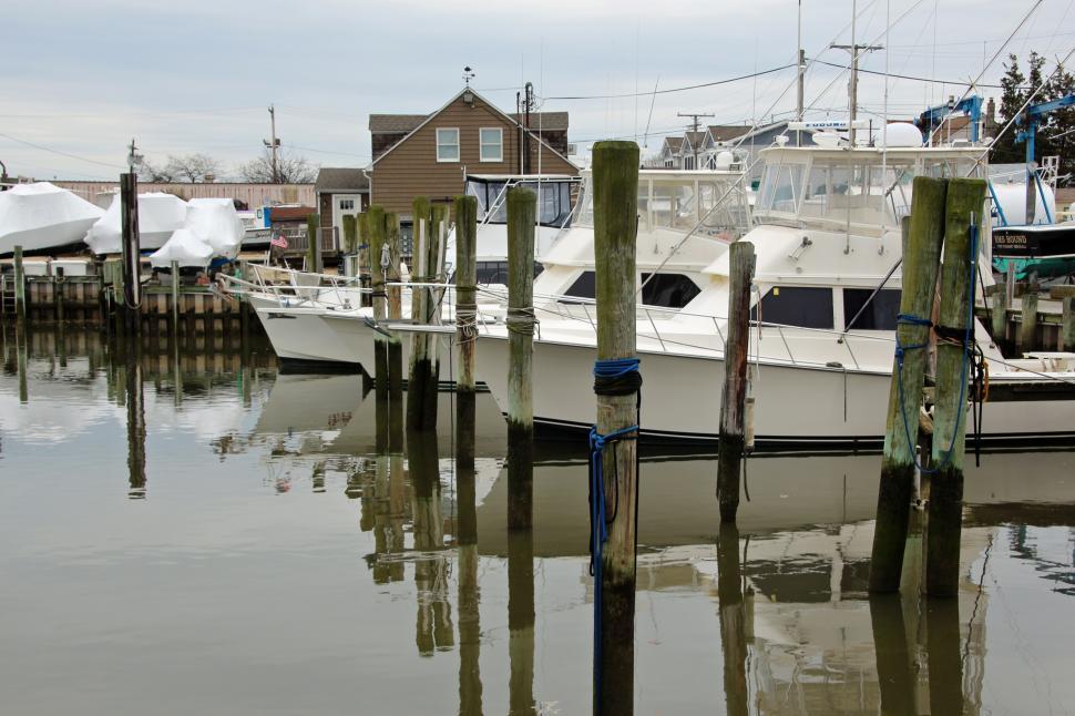 Free Image of Many Small Fishing Boats 