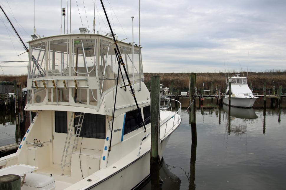 Free Image of Small Fishing Boats Waiting in Docks 