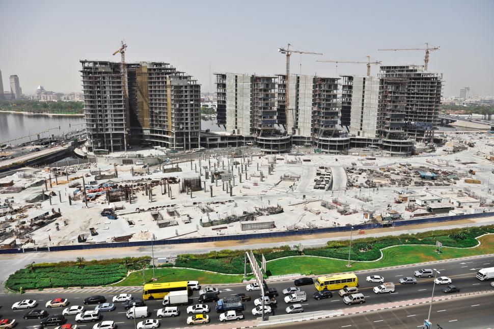 Free Image of View Of Under Construction Building Site 