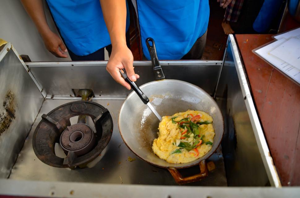 Free Image of Cooking Thai Food  