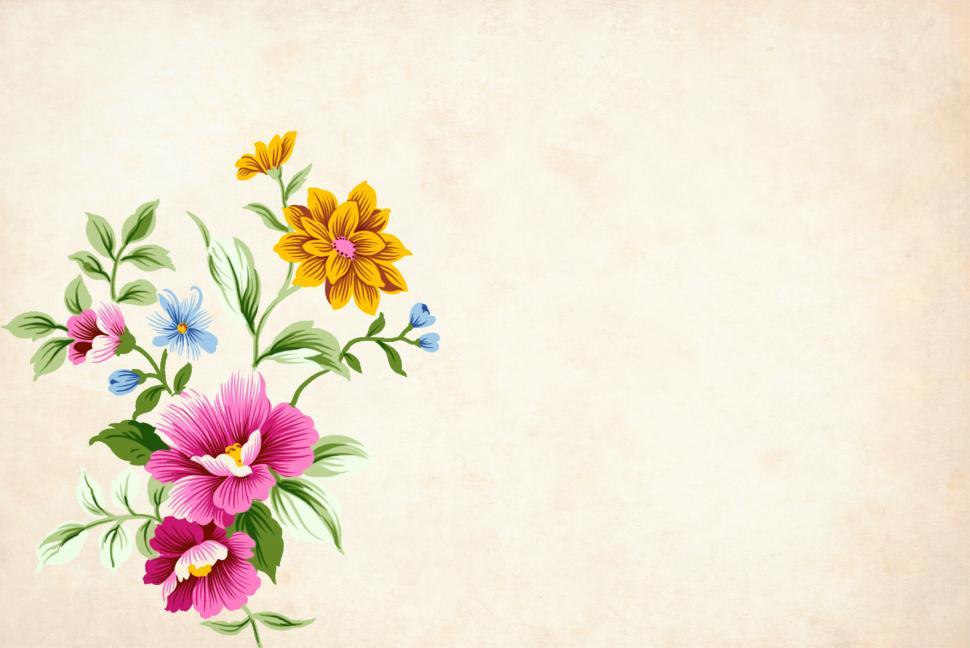 Free Image of colorful flower background 