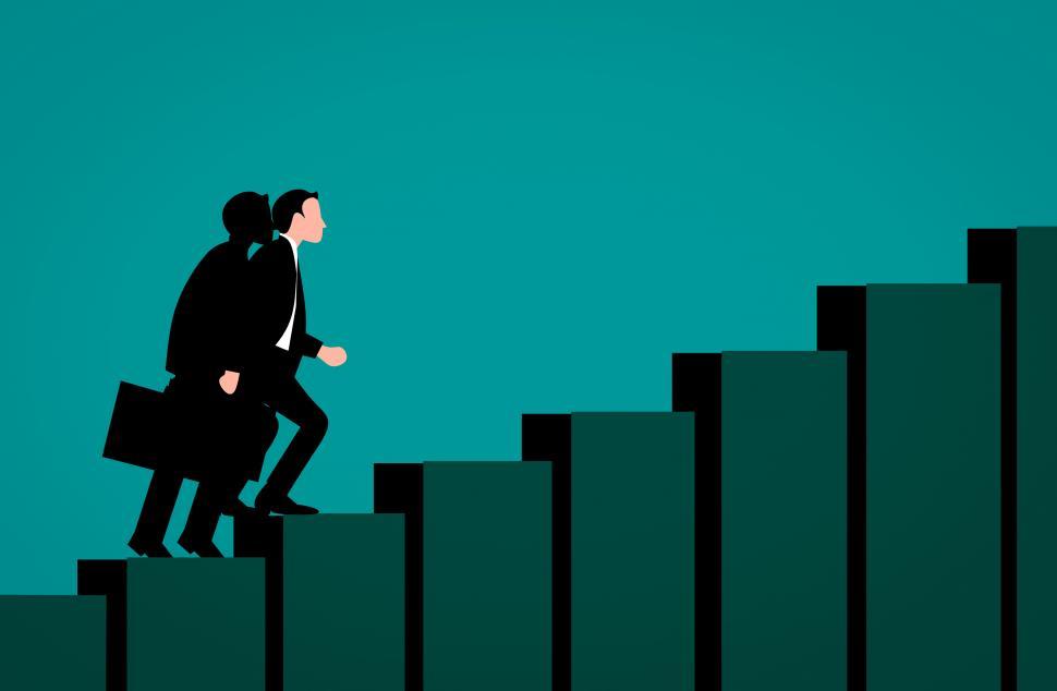 Free Image of climbing career path   